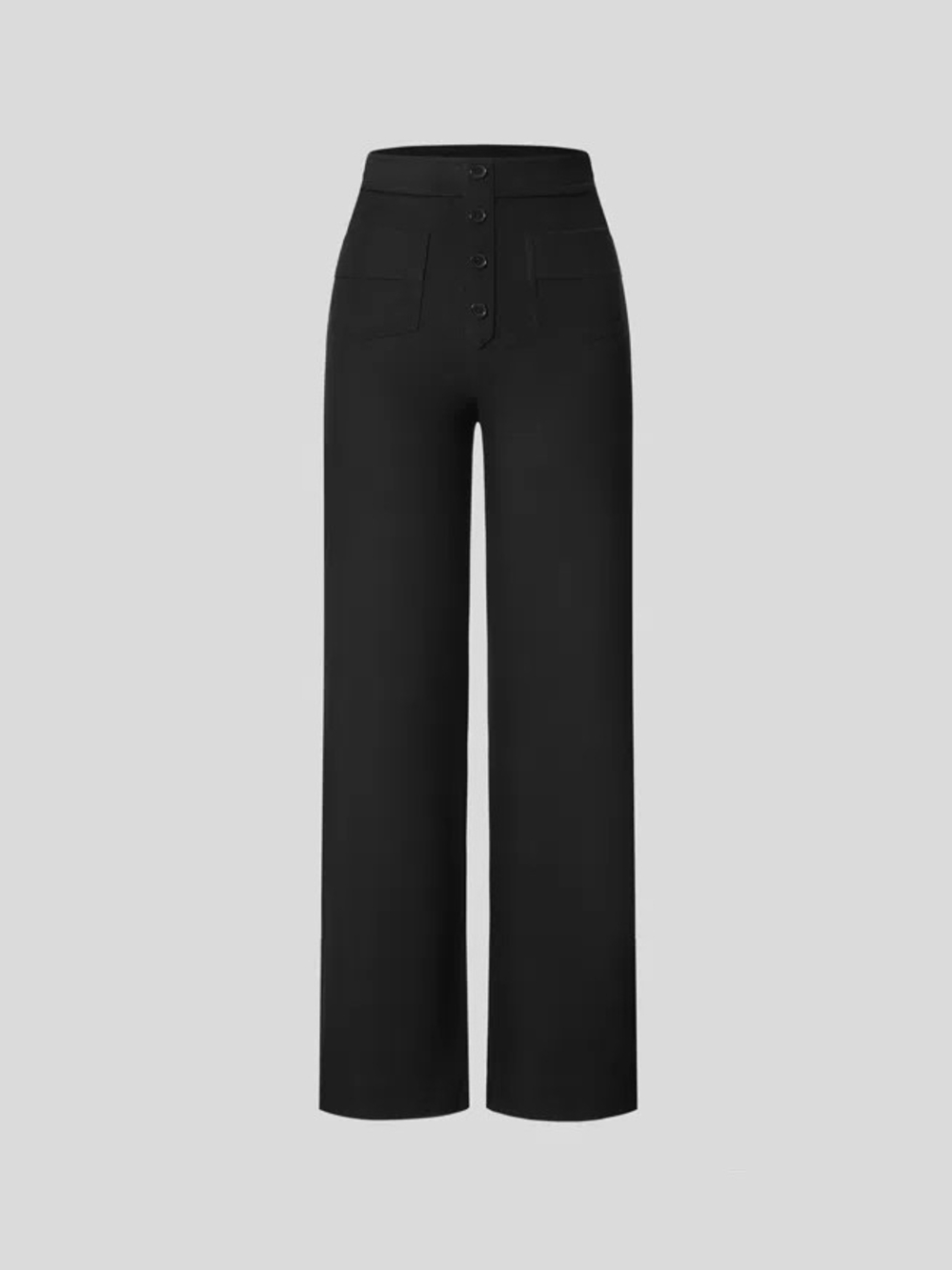 HALARA NWOT High Waisted Pockets Straight Leg Fleece Casual Pants